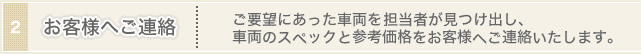 お客様へご連絡